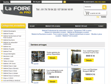 Tablet Screenshot of lafoiredupro.com